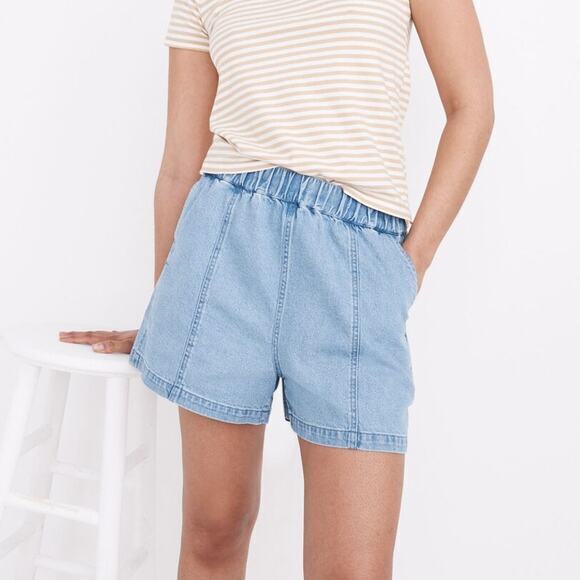 Madewell Pants - New! Madewell Denim Easy Pull-On‎ Shorts in Rathmore Wash, size M